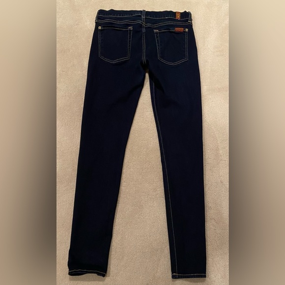 7 For All Mankind The Skinny Mid-Rise Stretch Jeans - Picture 8 of 13